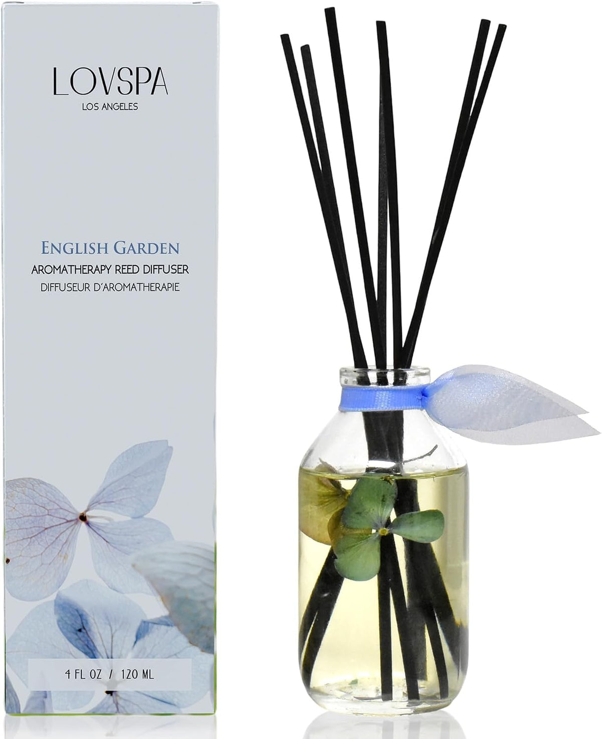 Reed Diffuser Set - English Garden Scented Diffuser with Sticks