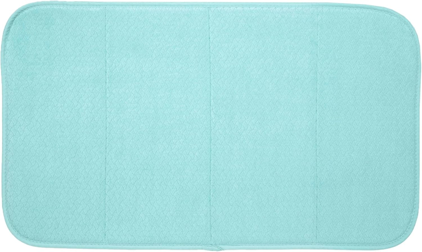 All-Clad Premium Reversible Dish Drying Mat for Kitchen: 16" x 28" Ultra-Absorbent, Long-Lasting, No Condensation, and Oversized for Large Pots and Pans - 1 Pack, Rainfall