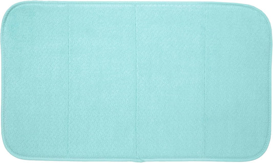All-Clad Premium Reversible Dish Drying Mat for Kitchen: 16" x 28" Ultra-Absorbent, Long-Lasting, No Condensation, and Oversized for Large Pots and Pans - 1 Pack, Rainfall