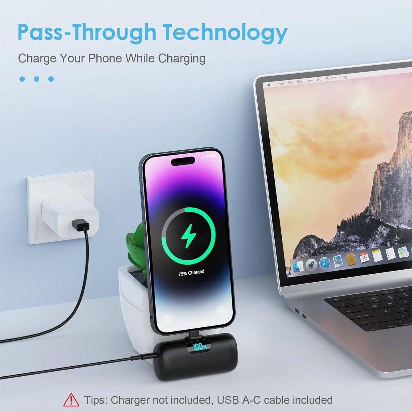 Small Portable Charger for iPhone 14/13,5000mAh PD Fast Charging Power Bank,Mini Battery Pack Portable Phone Charger Travel Essentials for iPhone 14/14 Pro Max/13/13 Pro/12 Pro/11/XS/XR/X/8/7/6 Series