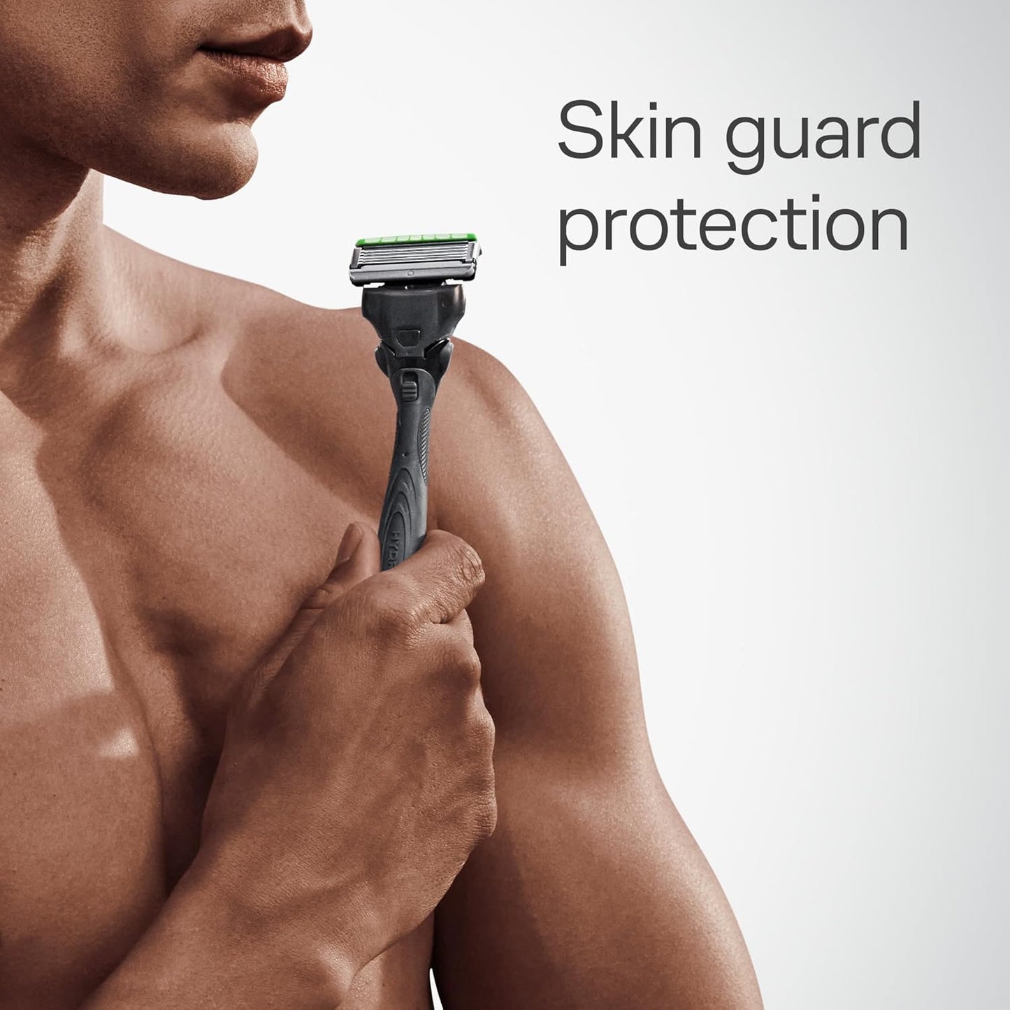 Schick Hydro Sensitive Razors for Men, 1 Razor Handle with 3 Razor Blades Refills
