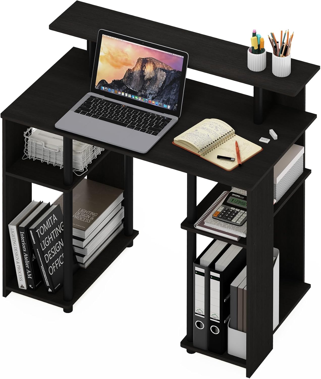 Furinno JAYA Simple Design Computer Writing Desk, Walnut