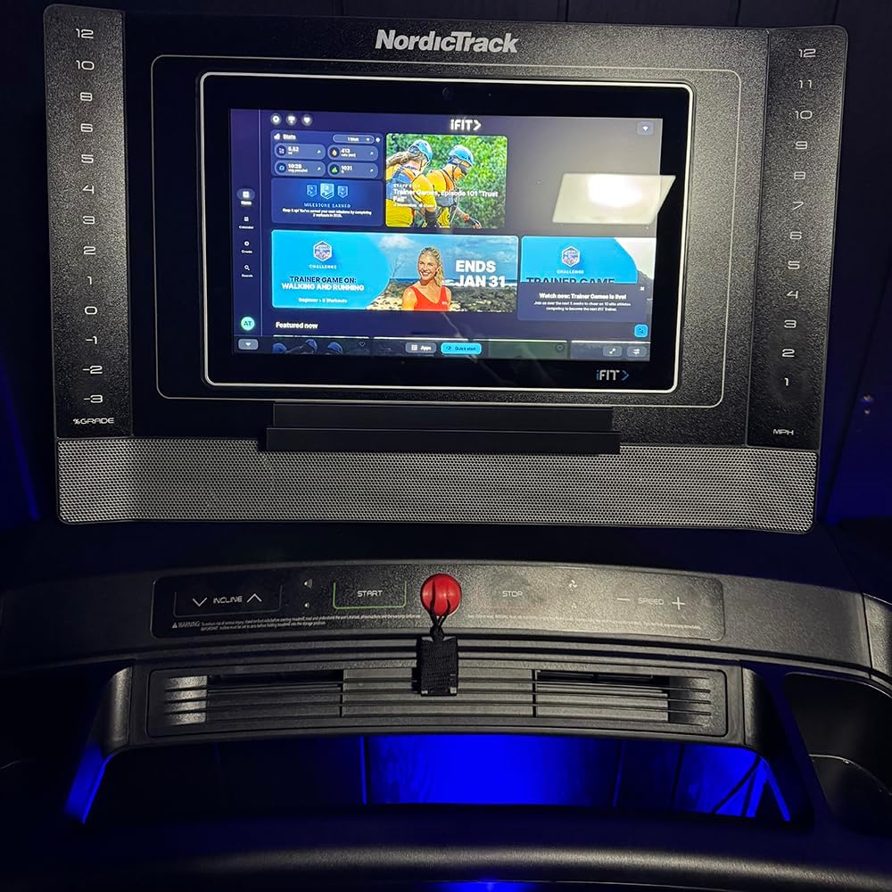 Phone and Tablet Holder for Treadmill - Nordictrack, ProForm, Bowflex, Echelon, Life Fitness.