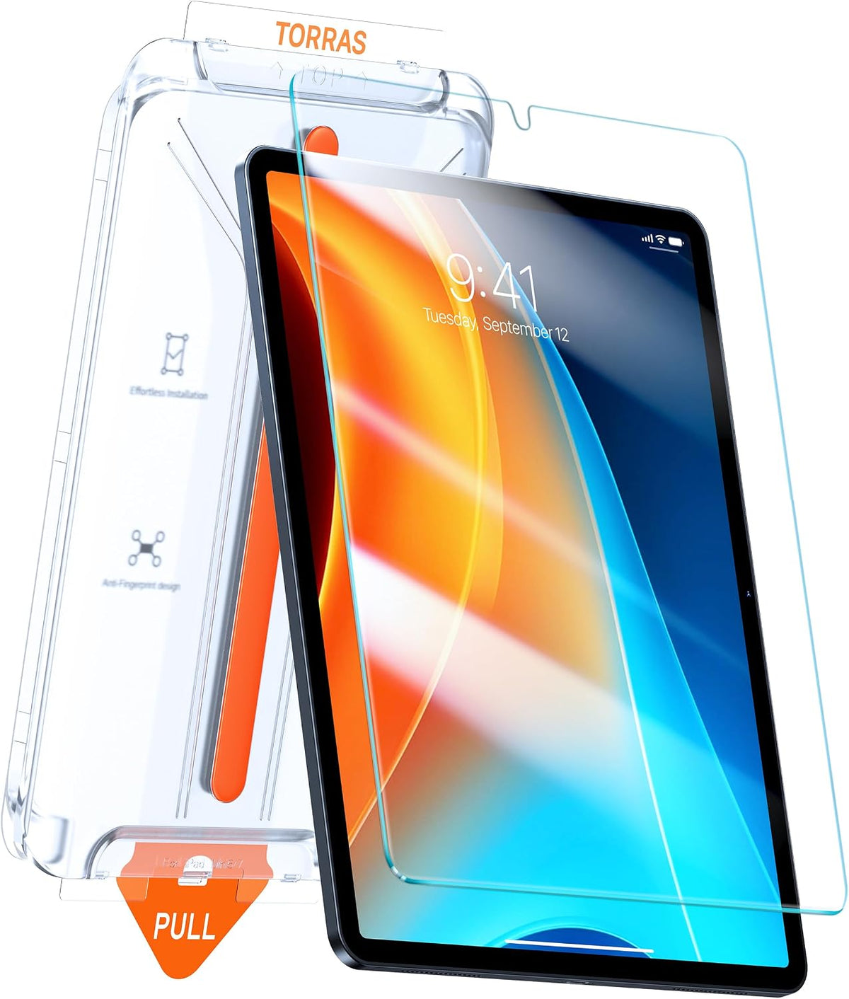 TORRAS for iPad Pro 11 Inch Screen Protector M5/M4, Top 9H+ Tempered Glass