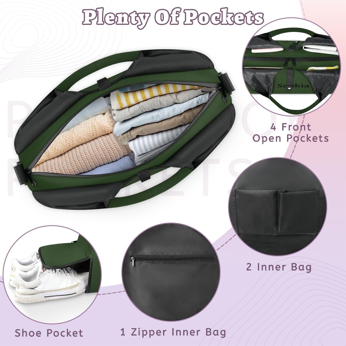 Yoga-Bag Small-Gym-Bag for Women Personalized Beige Yoga-Mat-Bag with Shoe Compartment Gym Accessories for Women