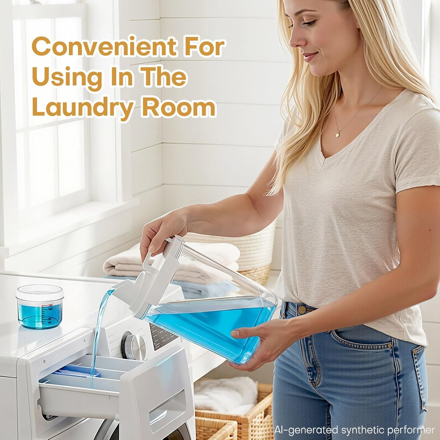 Homde Clear Laundry Detergent Dispenser: 3+2 Pack Reusable Pods Container with Lids for Dryer Balls - Plastic Sheets Holder Set for Scent Booster