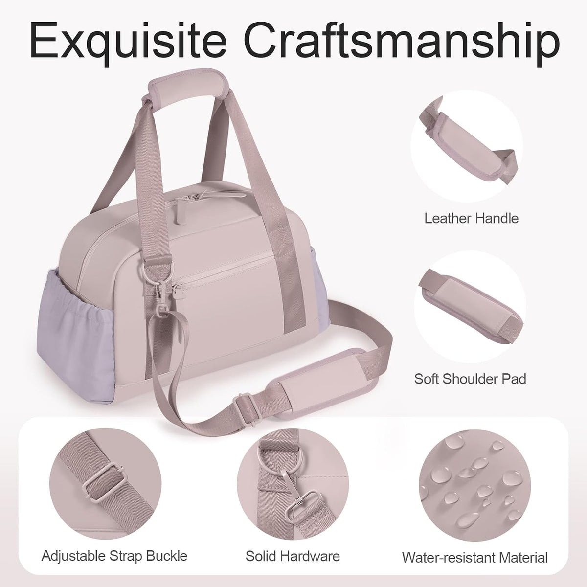 Mini Gym Bag for Women Girls Small Gym Tote Bag with Wet Compartment Waterproof Travel Duffle Bag Cute Workout Sport Bag