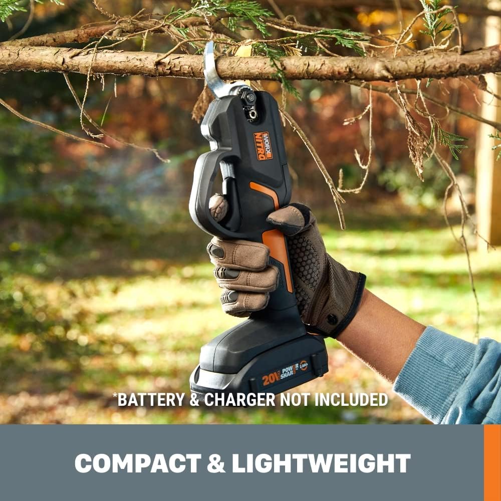 WORX Cordless Pruning Shear, 20V Powered Lopper Tool Only, WG330.9