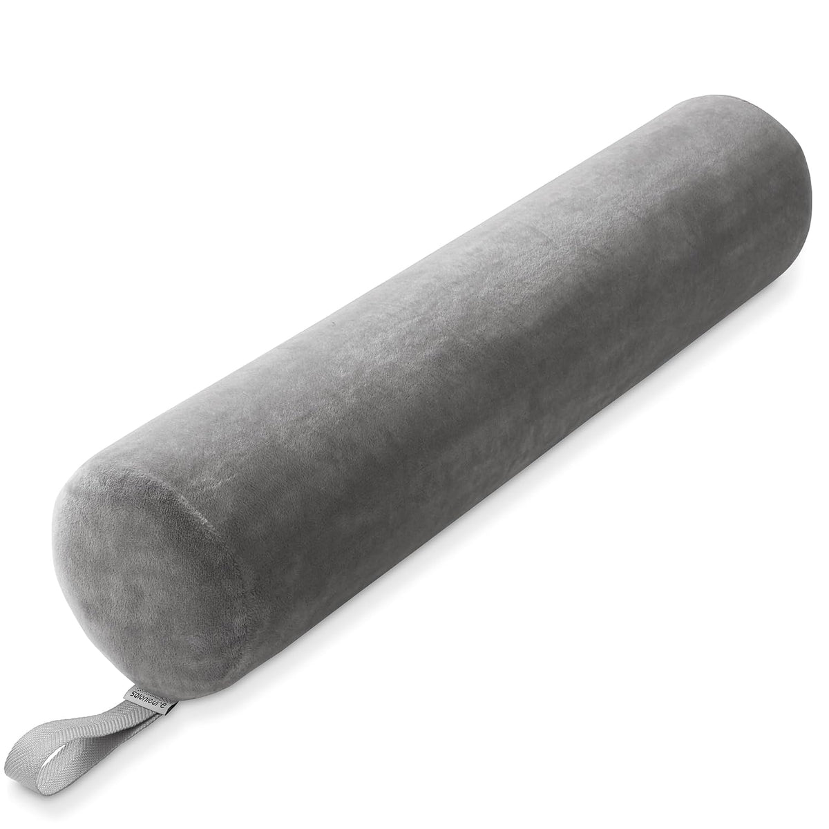 Saloniture Full Round Massage Table Bolster Pillow Pad - 26 x 6 Inch - Burgundy