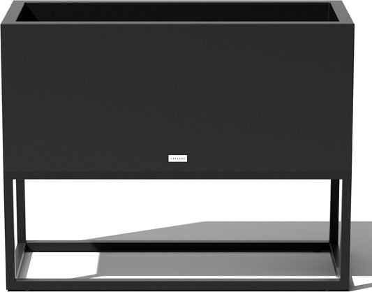 Veradek Block Series Raised Long Box Planter - Outdoor Planter with Stand