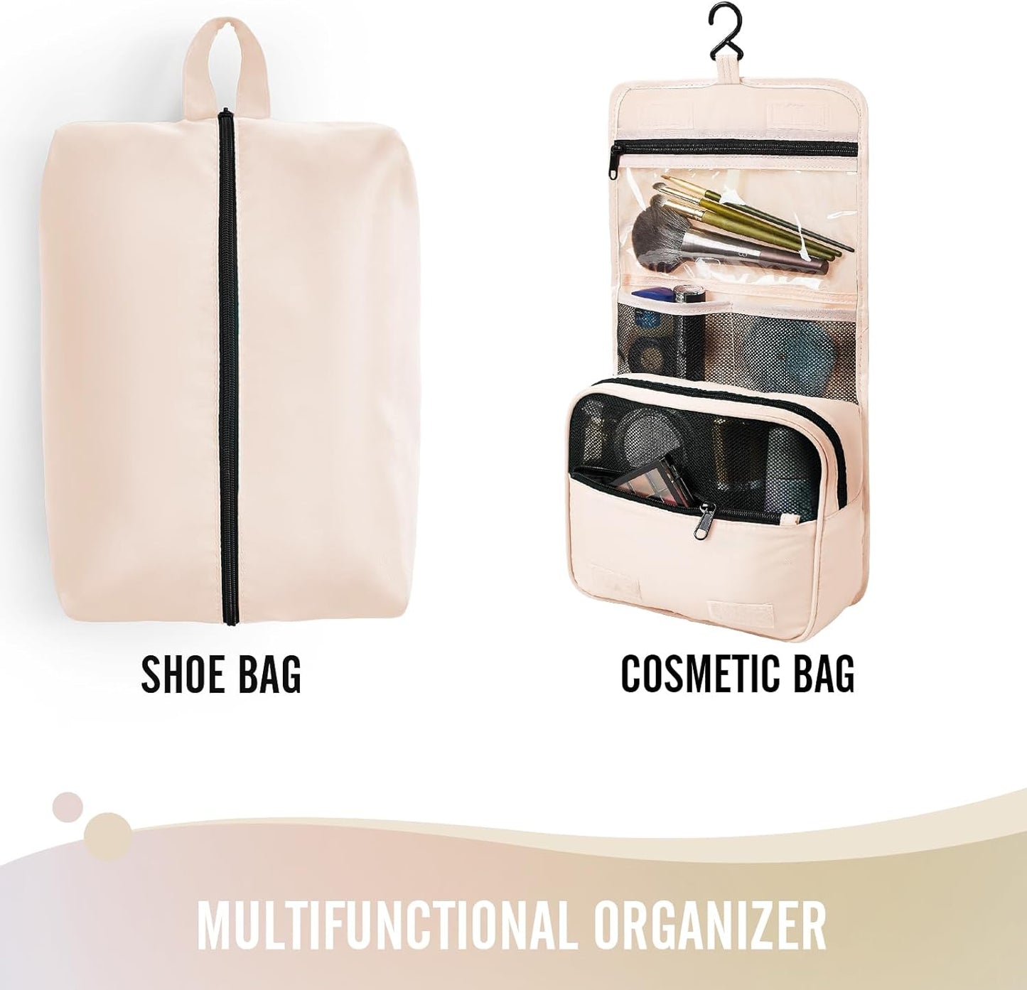 Veken 8 Set Packing Cubes for Travel Essentials, Suitcase Organizer Bags in 4 Sizes, Carry-On Luggage Accessories with Laundry Bag, Airplane Must Have, Gifts for Women Men