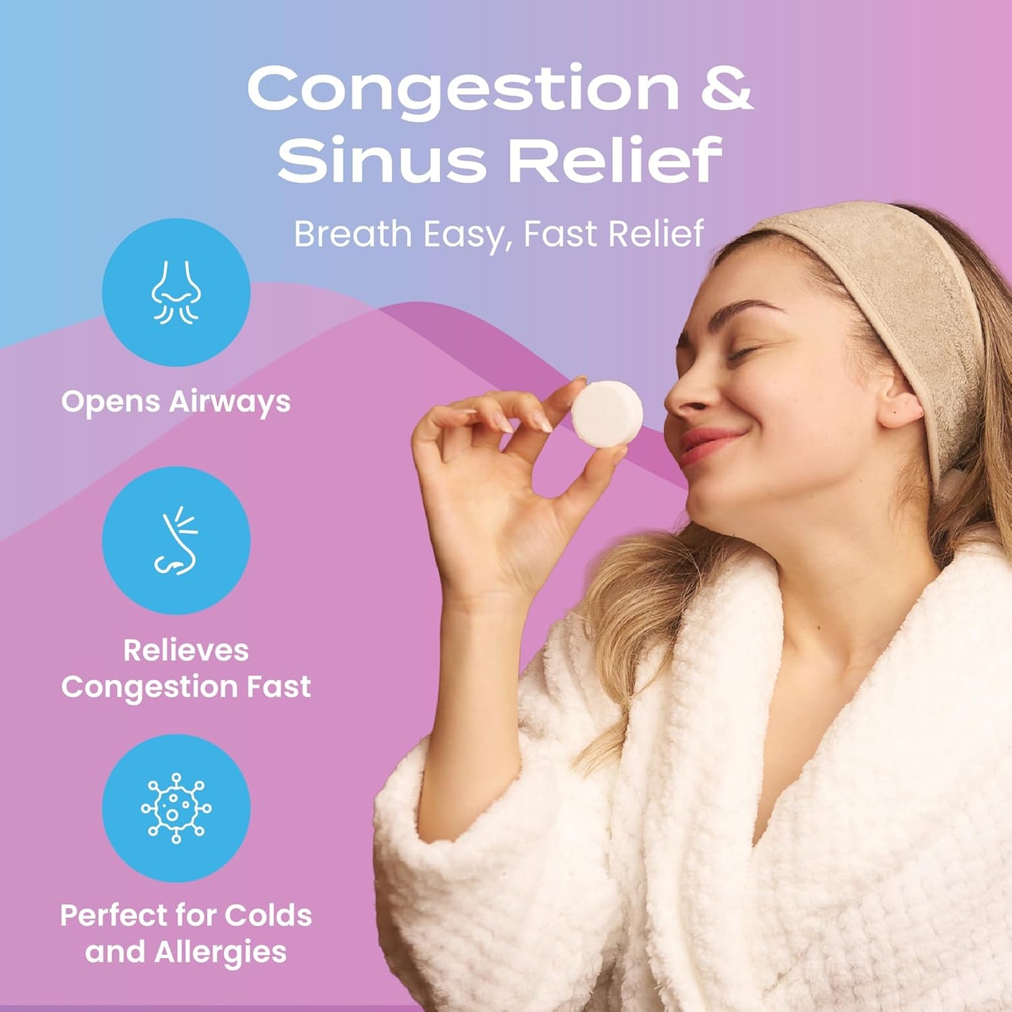 Body Restore Shower Steamers Aromatherapy 6 Pack – Fathers Day Gift for Dad, Birthday Gifts for Women & Men, Spa Stress Relief & Relaxation Self Care Gifts – Premium Bloom Essential Oil Tablets