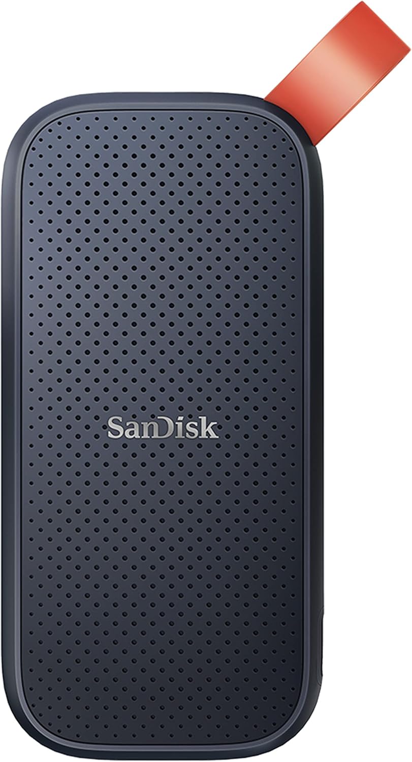 SANDISK 1TB Portable SSD - Up to 800MB/s, USB-C, USB 3.2 Gen 2, Updated Firmware - External Solid State Drive - SDSSDE30-1T00-G26