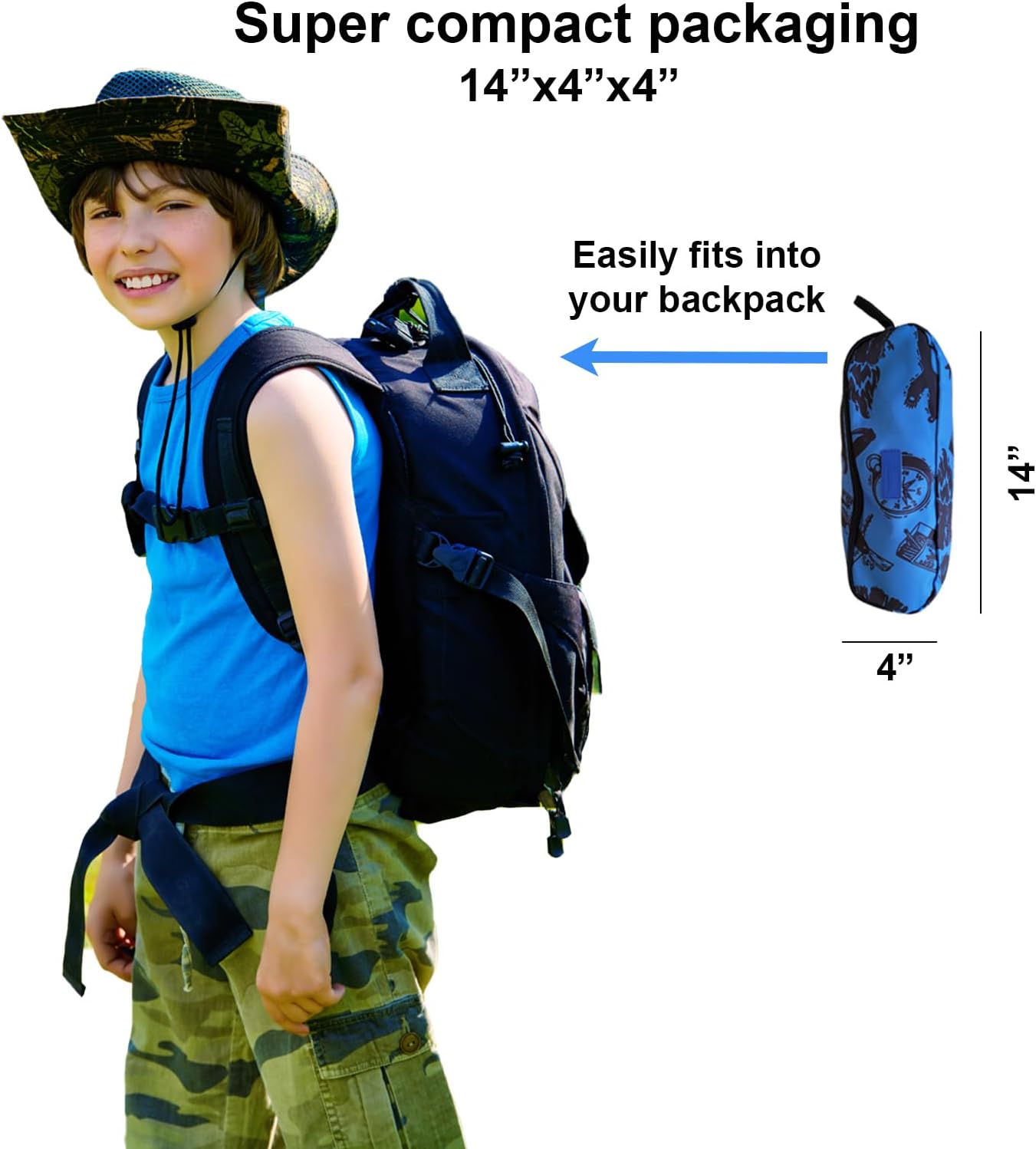 Youth and Kids Camping Chair | Ultra Lightweight, Foldable and Heavy Duty | Ideal Indoor/Outdoor Kid Chair for Camping, Beach, Sports and Lawn