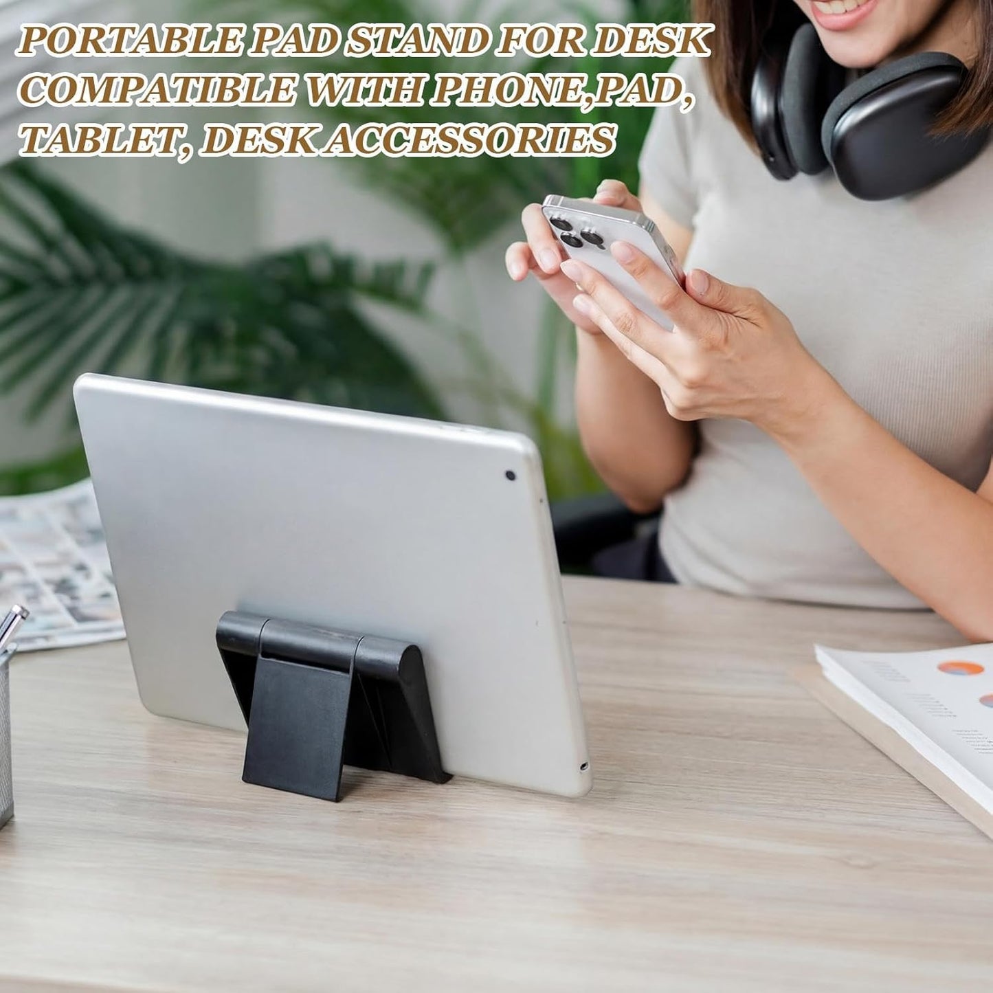 Qunclay 24 Pcs Employee Appreciation Gift Bulk Desktop Cell Phone Stand Holder for Desk Motivational Tablet Stand Thank You Gift for Team Office Coworkers Staff Nurse Week Teachers (Multicolor)