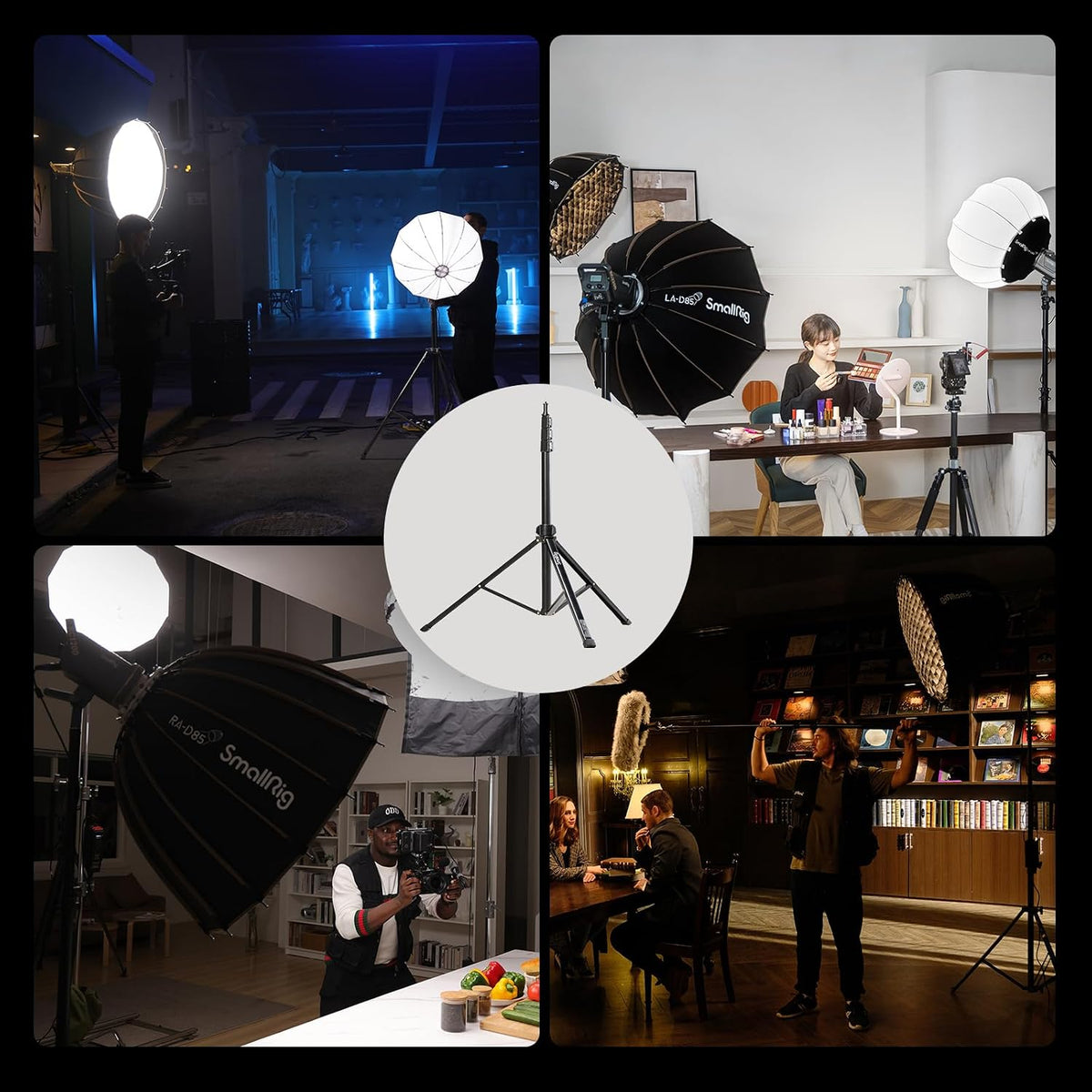 SMALLRIG RA-S200 Photography Light Stand, 6.6ft Aluminum Lighting Tripod