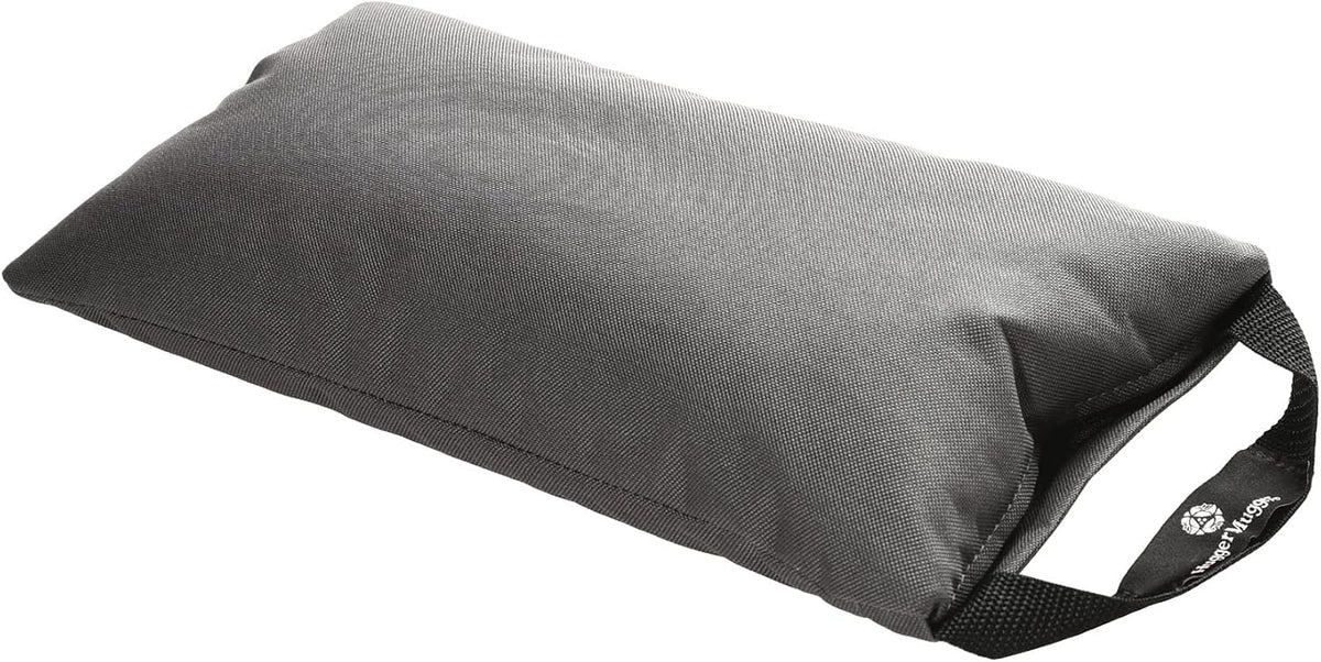 Hugger Mugger 10lb Yoga Sandbag - Adds Weight to Your Poses, Zipper Cover, Sturdy Handle, Silica Sand Filling, Durable Material