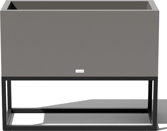 Veradek Block Series Raised Long Box Planter - Outdoor Planter with Stand