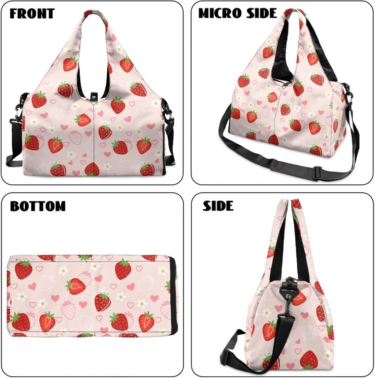 Yoga Mat Bag for Men Women Canvas Yoga Mat Carrier Take In Out Mat Easily for Beach Swim Bags Pool Sports Gym