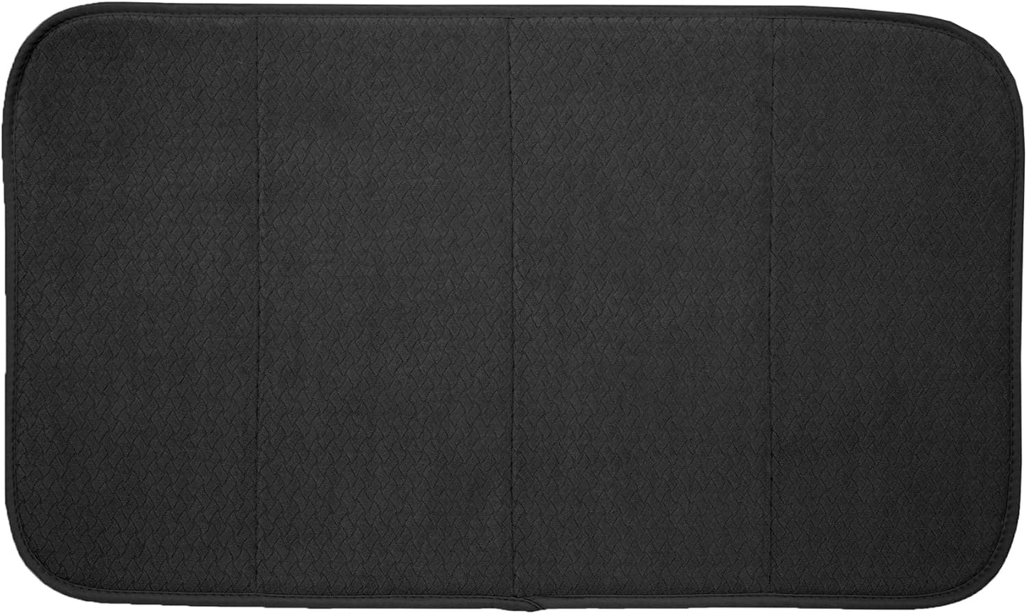 All-Clad Premium Reversible Dish Drying Mat for Kitchen: 16" x 28" Ultra-Absorbent, Long-Lasting, No Condensation, and Oversized for Large Pots and Pans - 1 Pack, Black