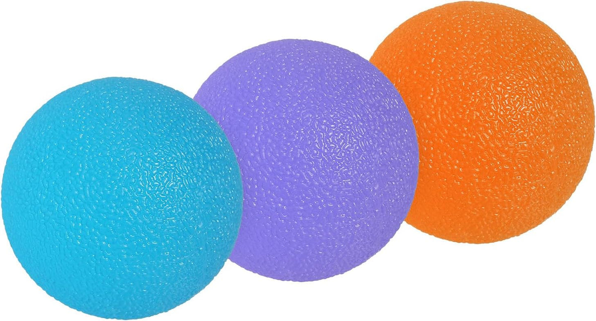 PATIKIL Hand Exercise Balls, Squeeze Balls Stress Balls for Adults Grip Strengthening Occupational Equipment