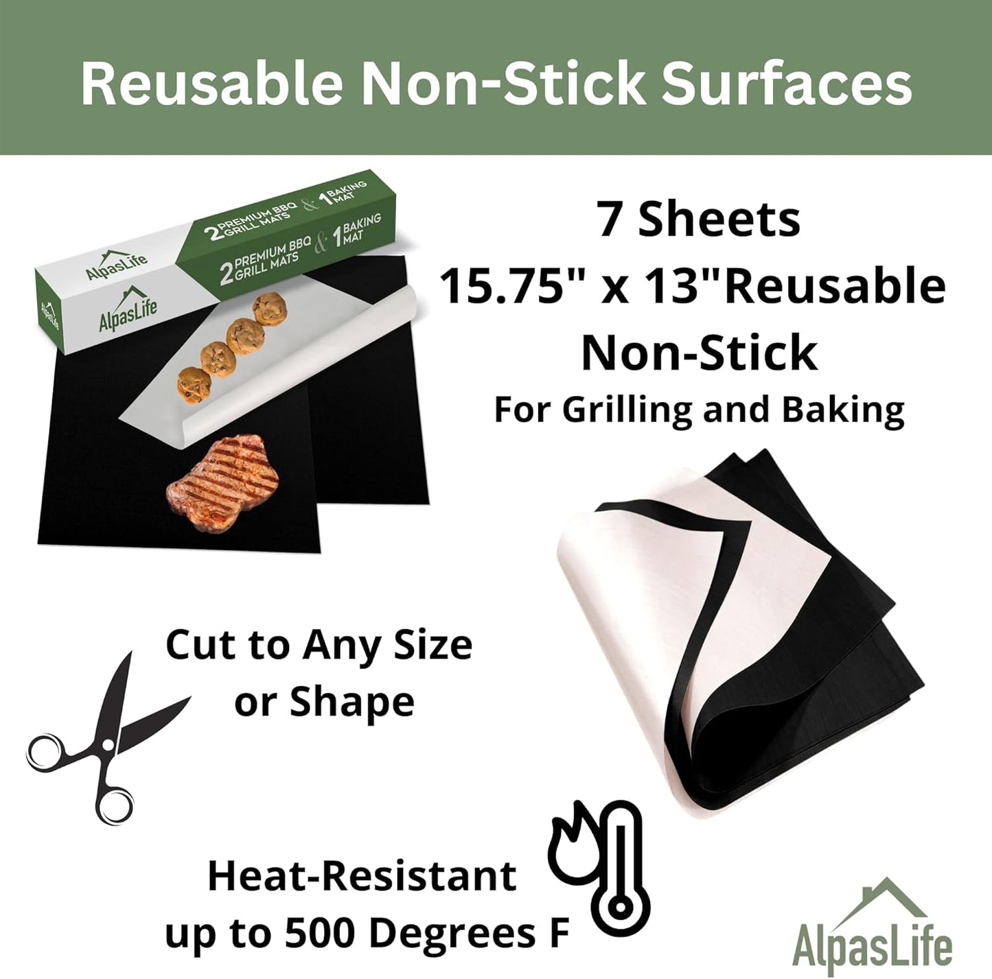 Complete Kitchen Essentials Set - Silicone & Wood Utensils, Spoon Rest, Utensils Holder, Non-Stick Baking Mats & Grilling Mats, Mini Oven Mitts, Combo Cutting Board & Dish Drying Pad