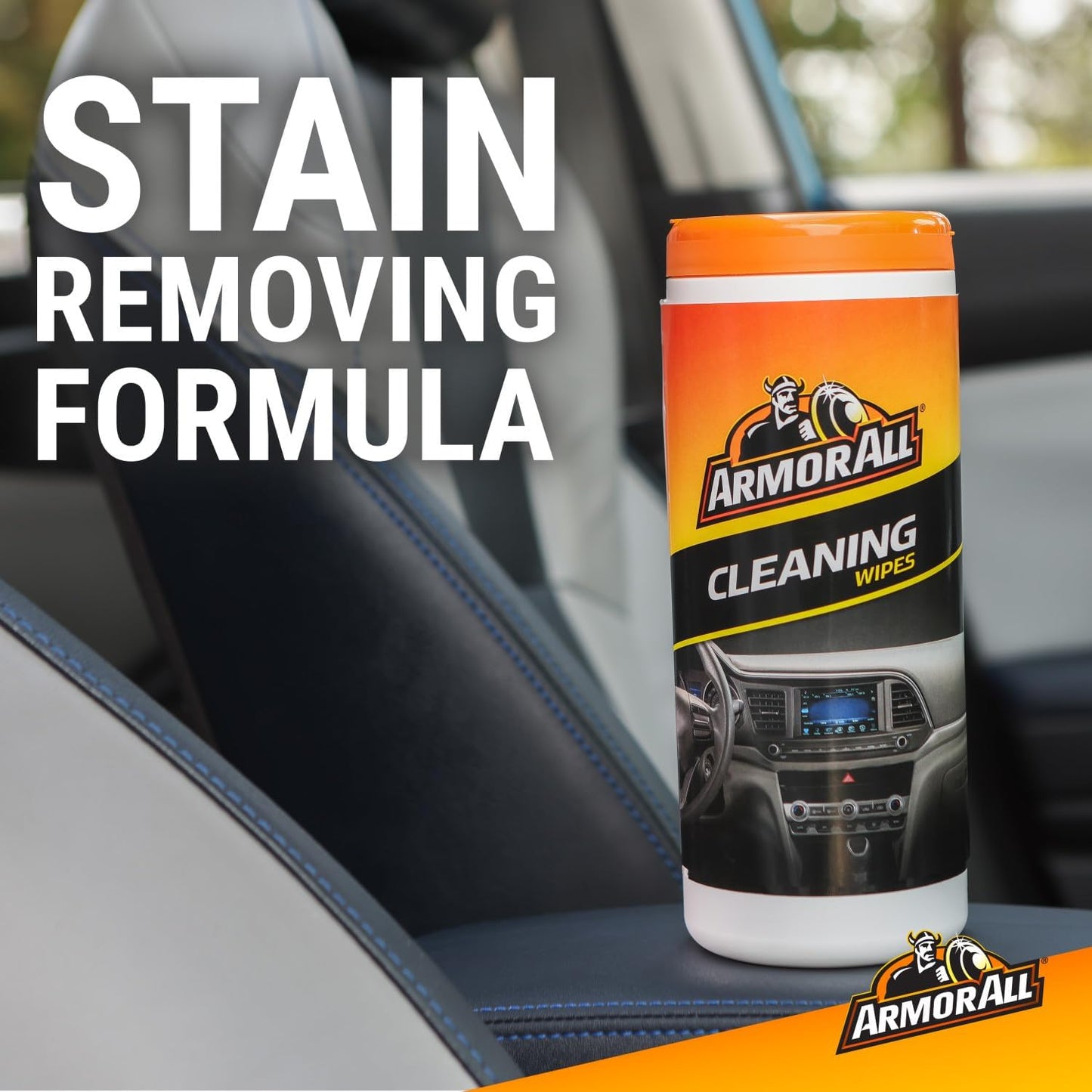 Armor All Car Cleaning Wipes 90-Count - Convenient Car Interior, Dashboard, Leather, Fabric & Vinyl Wipes, Gift for Car Lovers