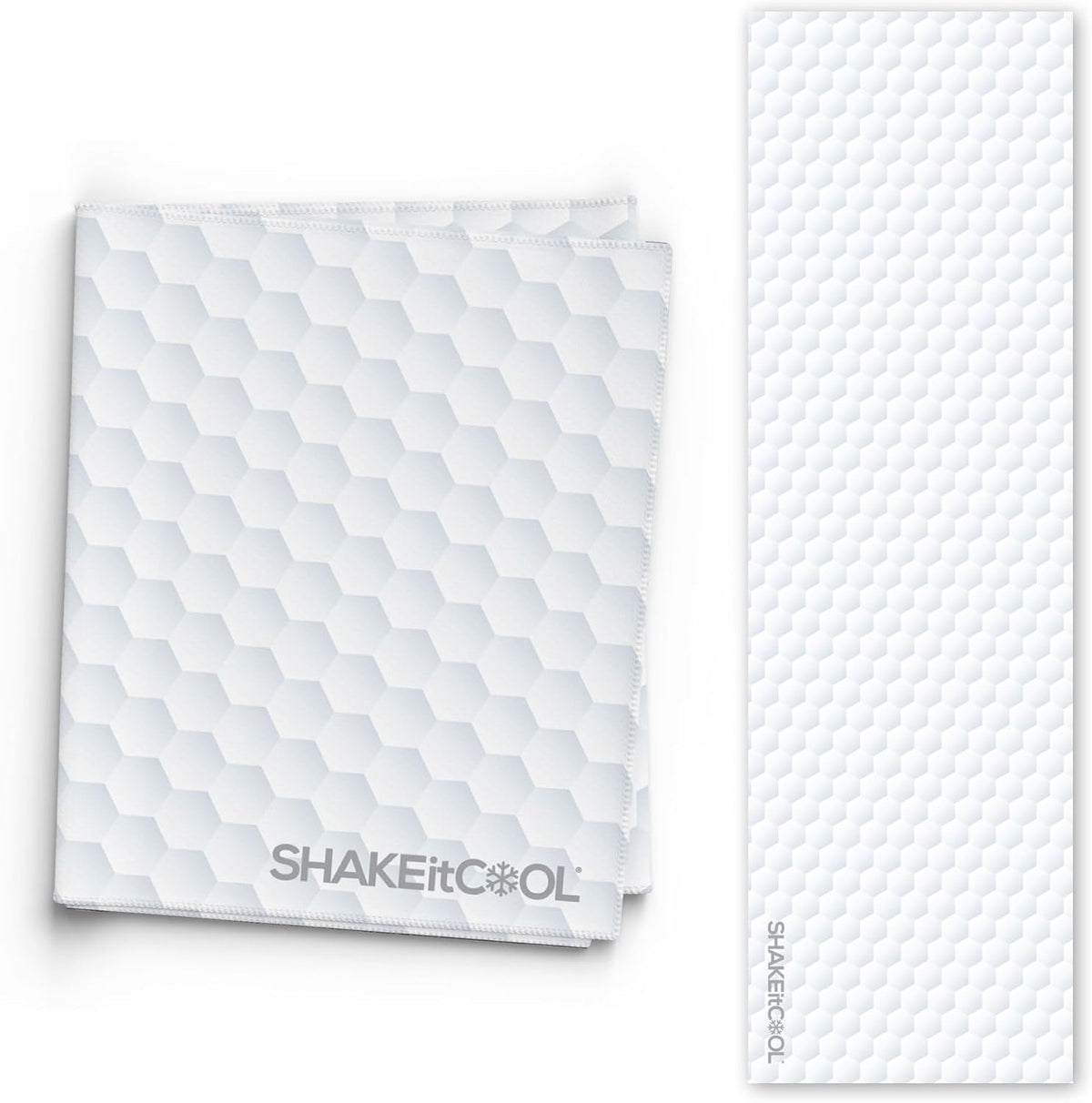 SHAKEitCOOL Extended Size Cooling Towel – Be Cool in Style - Heat Relief, Soft, Lightweight, Sun Protection, Easy Clean - Perfect for Biking, Hiking, Running, Yoga, Golf, Gardening - Sunset Wave M