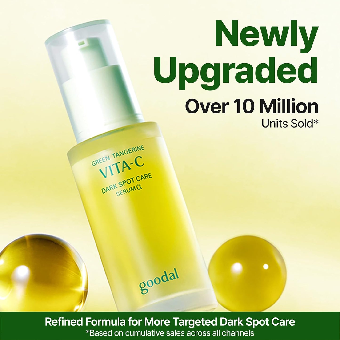 GOODAL Vitamin C Brightening Serum | 5% Niacinamide & Exosome Technology | Gentle Daily Facial Serum for Radiant Glow & Dull Skin Care | Green Tangerine | Korean Skincare, 1.01 fl oz (30ml)