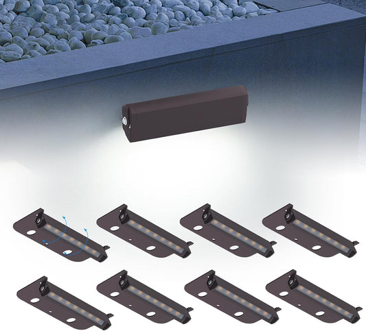 8-Pack 4inch 1.8W 5000K Daylight White Hardscpe Lighting