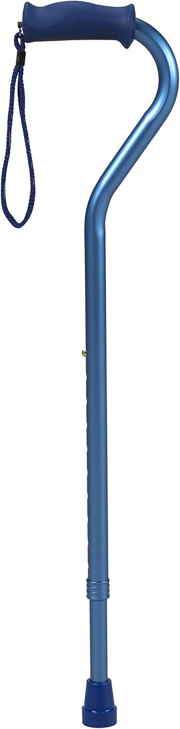Soft Silicone Handle Offset Adjustable Cane