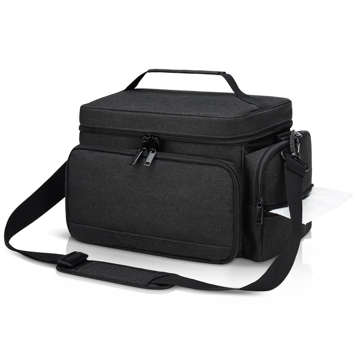 Breast Pump Bag Fit for Spectra S1 and S2, Pumping Bag with Waterproof Mat for Pump Accessories, Portable Pump Carrying Case for Work, Travel and Family Use, Black