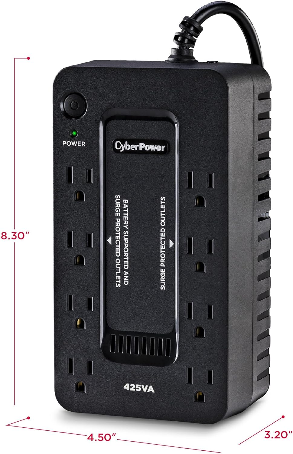 CyberPower ST425 Standby UPS Battery Backup and Surge Protector