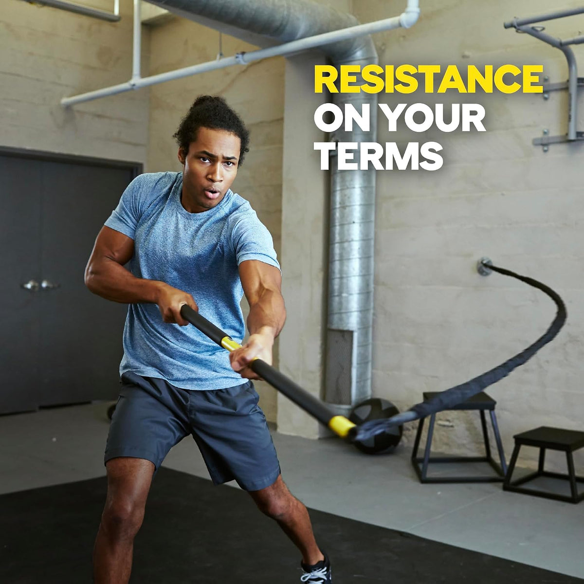 TRX RIP Trainer Resistance Cord - Resistance Training Equipment for Home or Gym