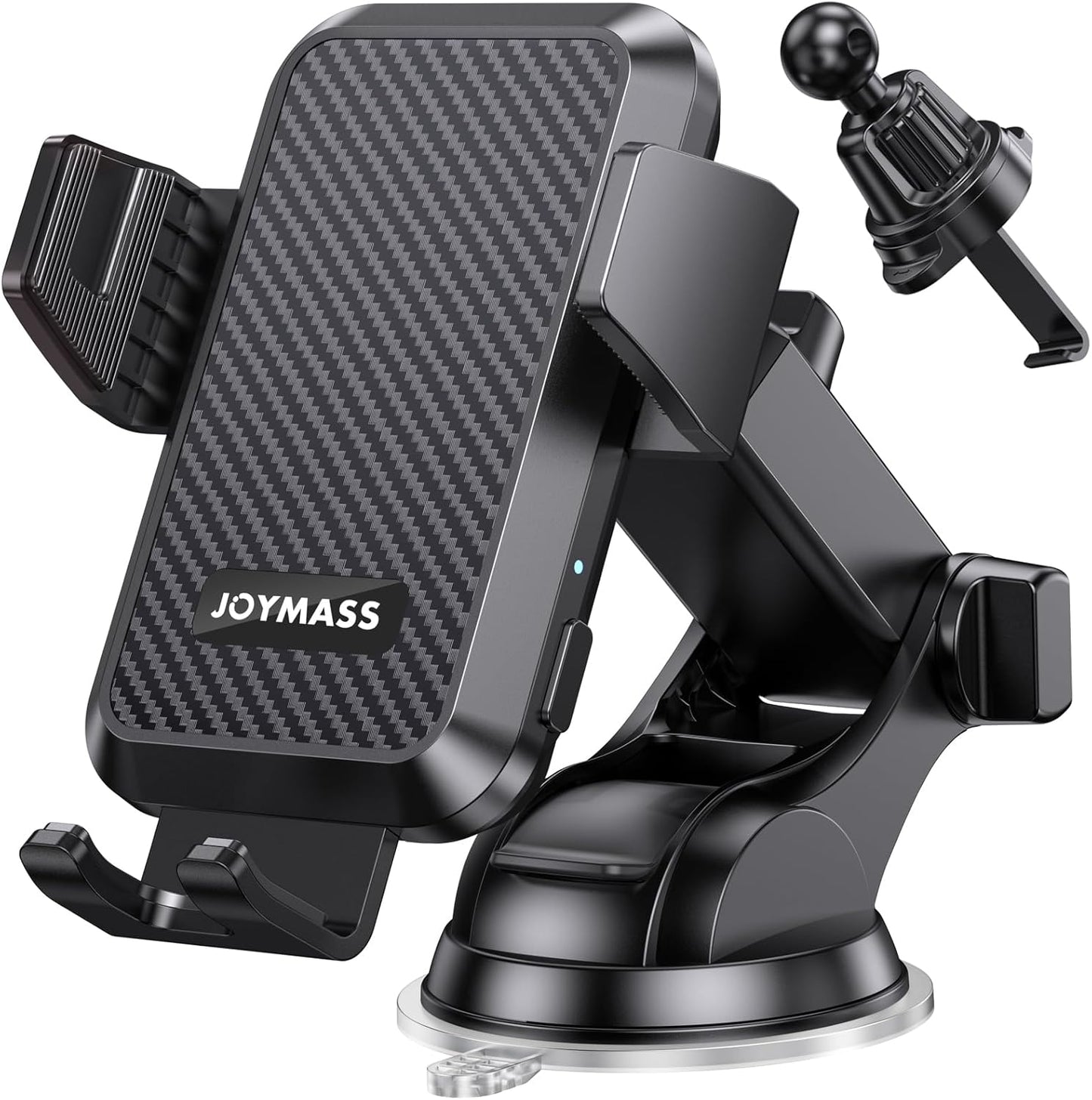 JOYMASS Wireless Car Charger, Phone Holders for Your Car, 15W Auto Clamping Phone Mount Car Accessories for iPhone 16 15 14 13 12 Mini Pro Max 11 XR XS, Samsung Galaxy S24 Ultra S23 S22+ Note 20, etc