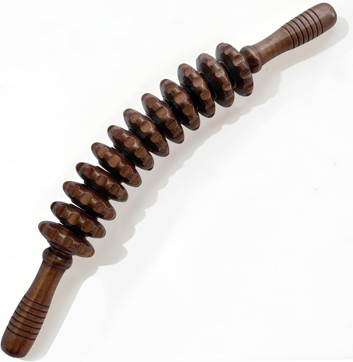 Wood Therapy Massage Roller Stick for Muscle Relief & Cellulite Reduction