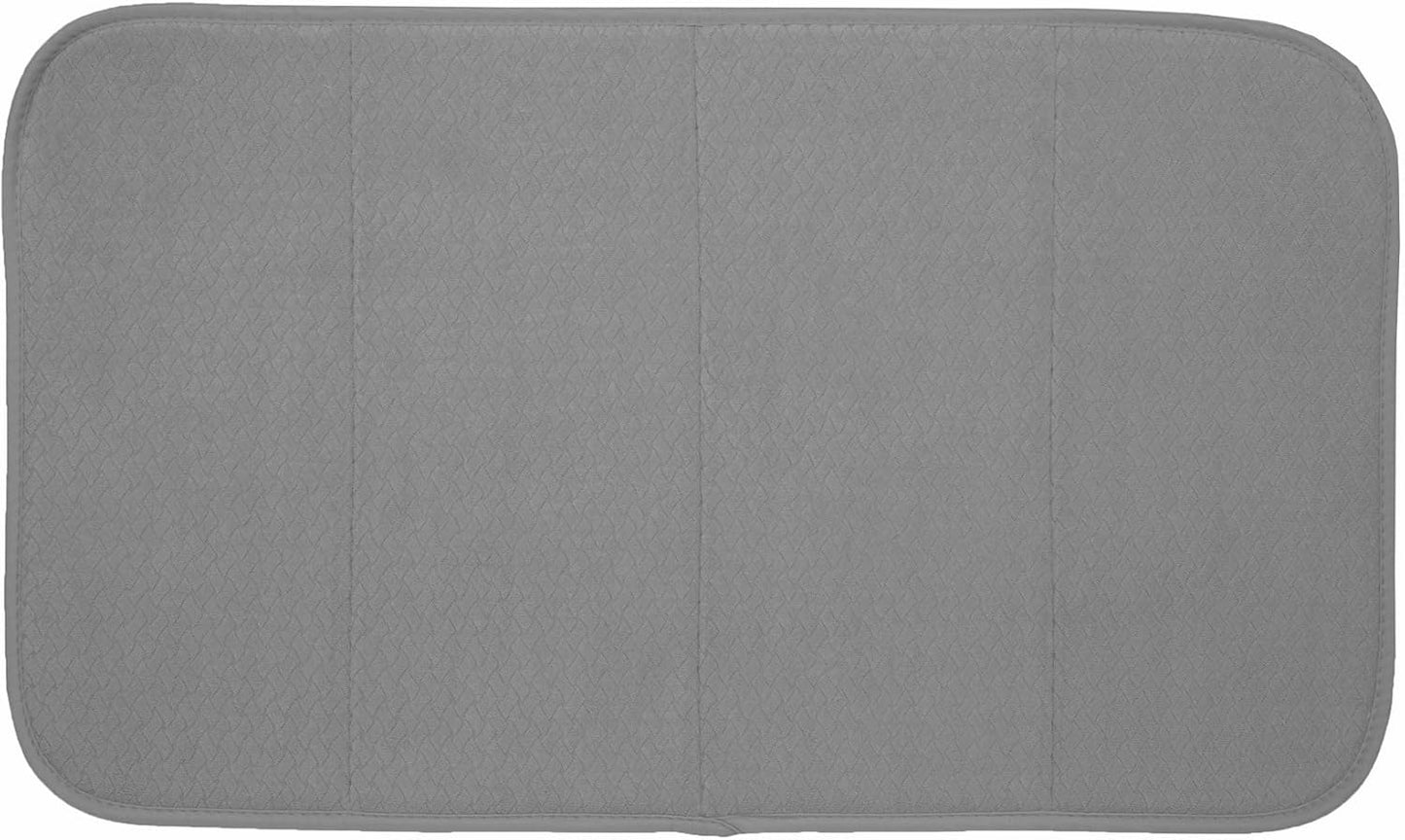 All-Clad Premium Reversible Dish Drying Mat for Kitchen: 16" x 28" Ultra-Absorbent, Long-Lasting, No Condensation, and Oversized for Large Pots and Pans - 1 Pack, Pewter