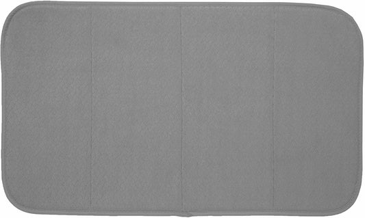 All-Clad Premium Reversible Dish Drying Mat for Kitchen: 16" x 28" Ultra-Absorbent, Long-Lasting, No Condensation, and Oversized for Large Pots and Pans - 1 Pack, Pewter