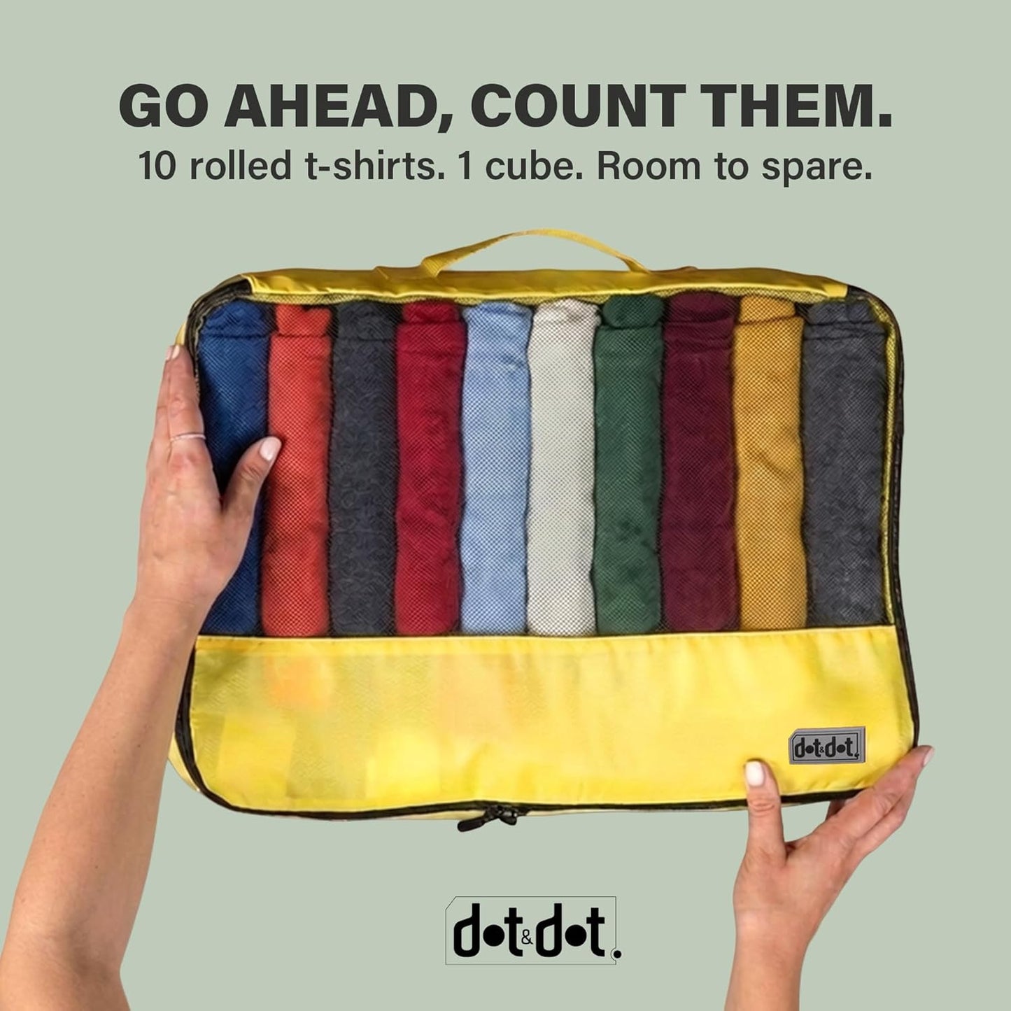 Large Packing Cubes for Travel - 5pc Packing Cubes for Suitcases - Lightweight Luggage Organizer Bags (Non-Compression)