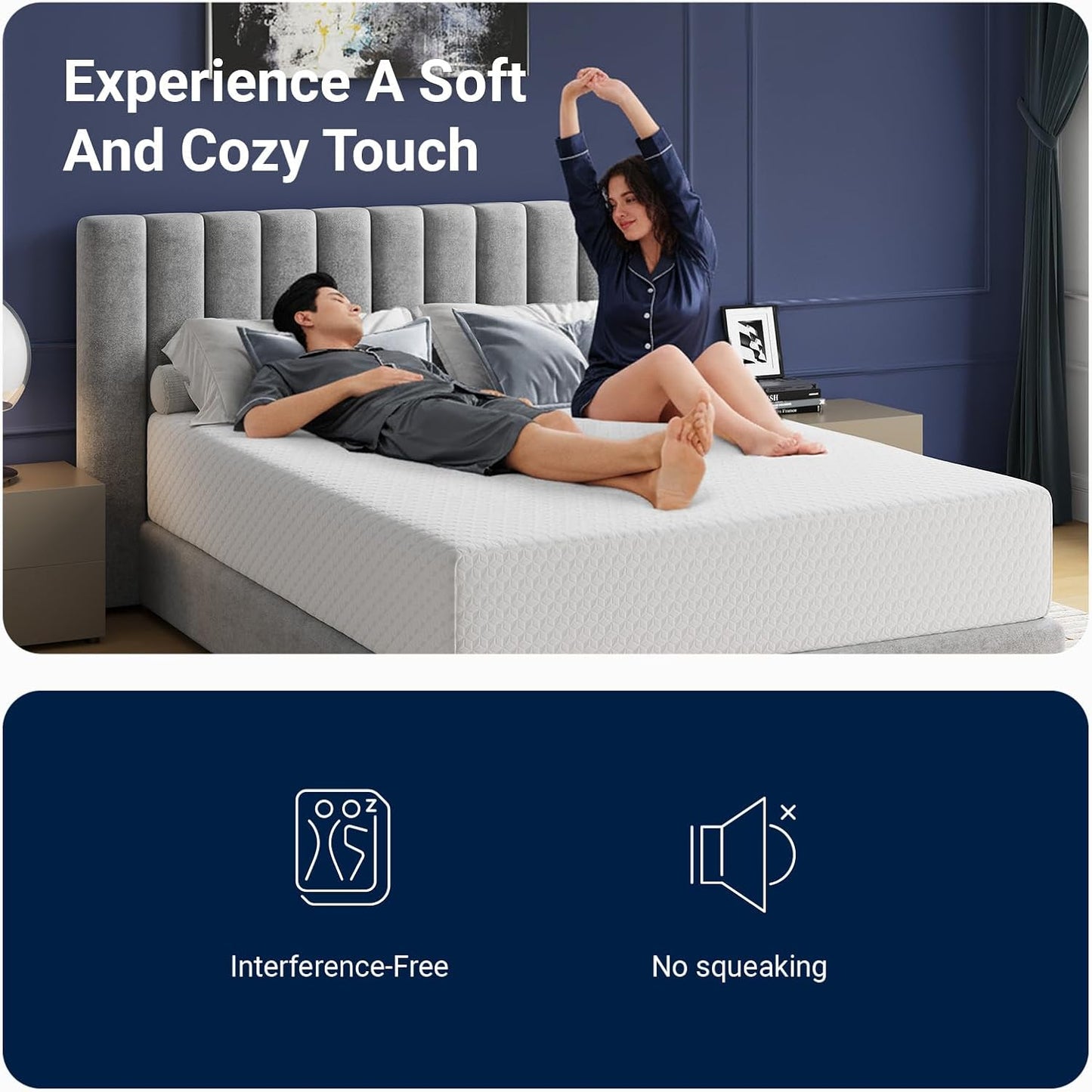 Avenco Twin Mattress 10 Inch, Memory Foam Twin Size Mattress in a Box for Comfort Sleep & Pressure Relief, CertiPUR-US Certified Mattresses Medium Firm