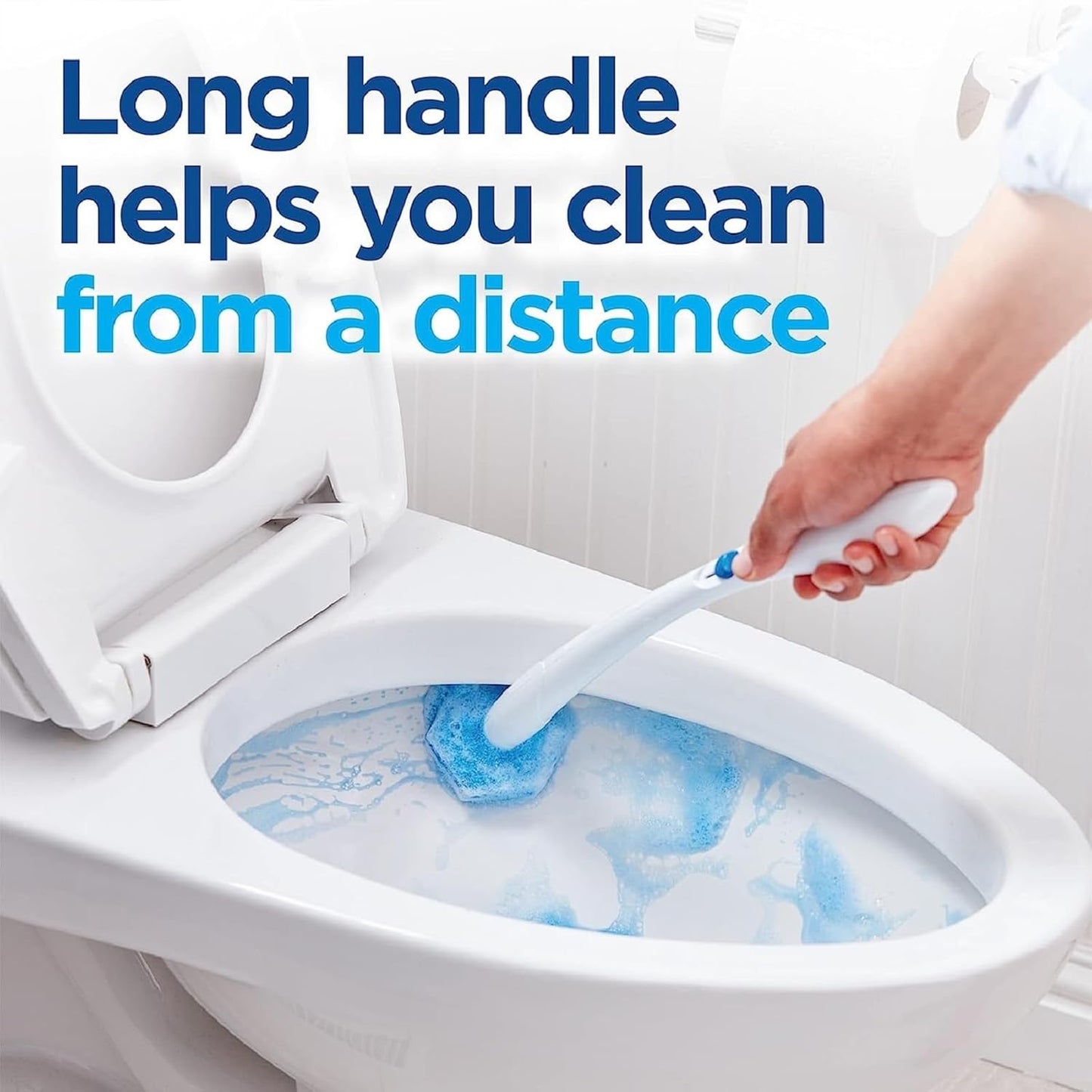 Clorox ToiletWand Toilet Cleaning Refills, Spring Cleaning Essential, Disinfecting Scrubbing Pads, Rainforest Rush, 30 Count