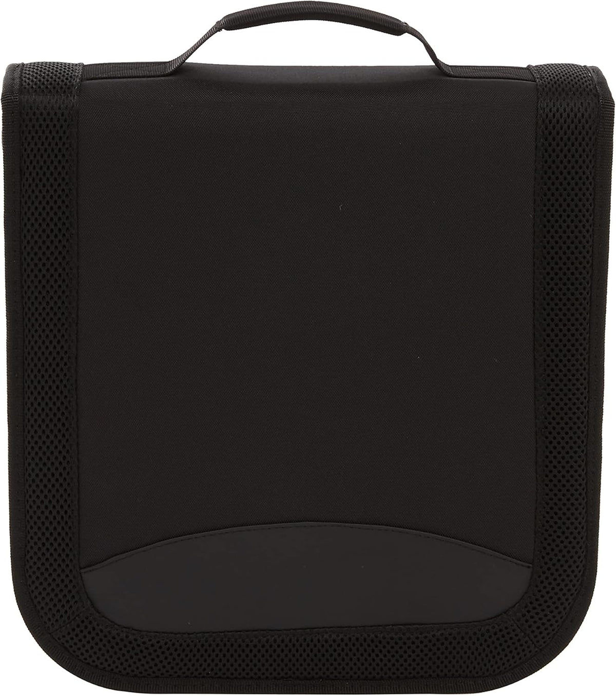 Amazon Basics Polyester CD/DVD Portable Storage Binder with Handle, 400-Capacity, Black