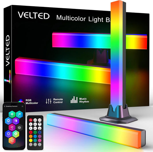 RGB Light Bar Smart Music Sync RGB IC LED Lights Bars, APP&Remote Control