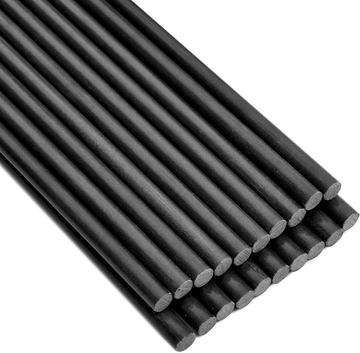 Garden Stakes 48 inch 20 Pack 0.27" Dia Solid Glassfiber Plant Support Rod Tomato Trellis Stakes (Green)