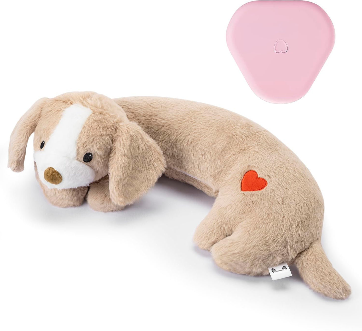 Moropaky Hearbeat Toy for Dog Anxiety Relief Behavioral Training Aid Toy, Grey