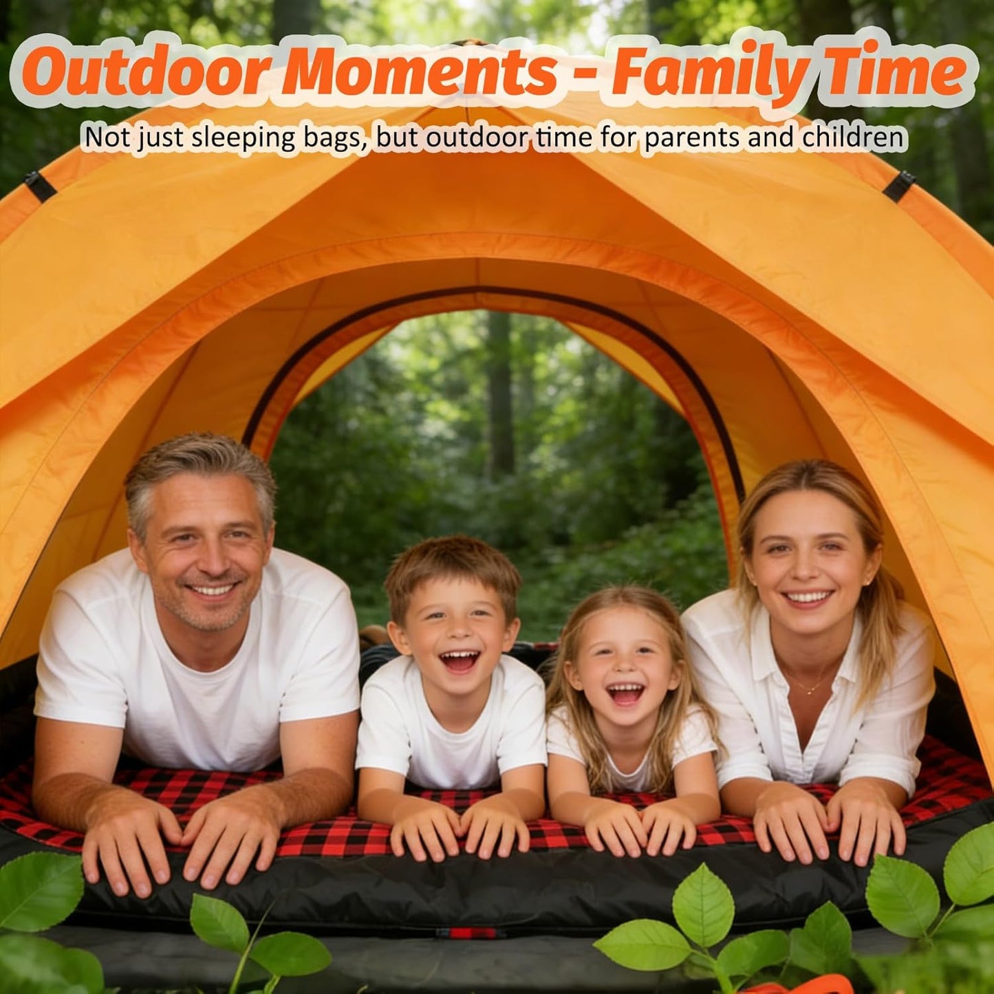 Swtmerry Double Sleeping Bag for Adults with 2 Pillows, Big&Tall XL Queen Size Sleeping Bag for 2 Person, Waterproof 2 Person Sleeping Bags for 3 Seasons,Cold Weather&Warm,Camping,Hiking & Backpacking