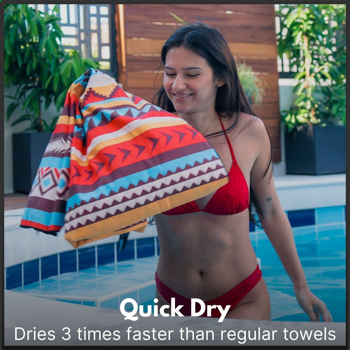 ECCOSOPHY Microfiber Beach Towel - Quick Dry, Sand Free and Oversized 71x35