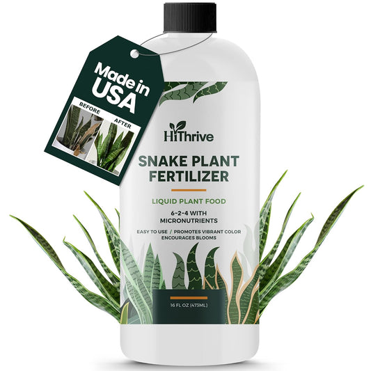 32oz Snake Plant Fertilizer for Snake Plant Live - Makes 192 Gallons of Fertilizer for Indoor Plants, Ideal for Healthy Growth, Strong Leaves, and Vibrant Color - Rich in Macro & Micronutrients