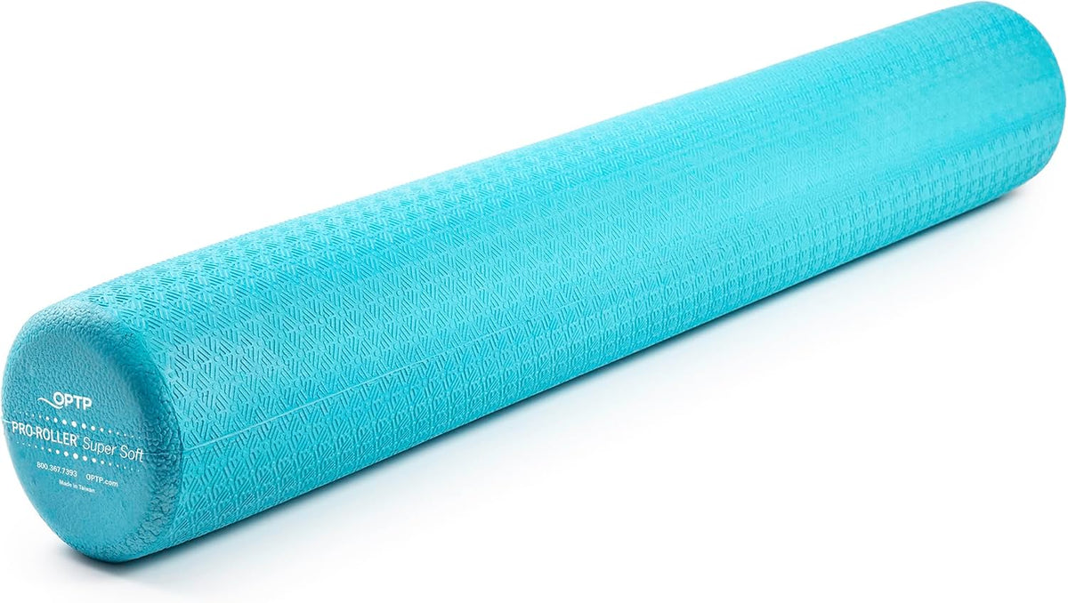 OPTP PRO-Roller Super Soft Density Foam Roller – Round, Light Blue, 36"x 6"