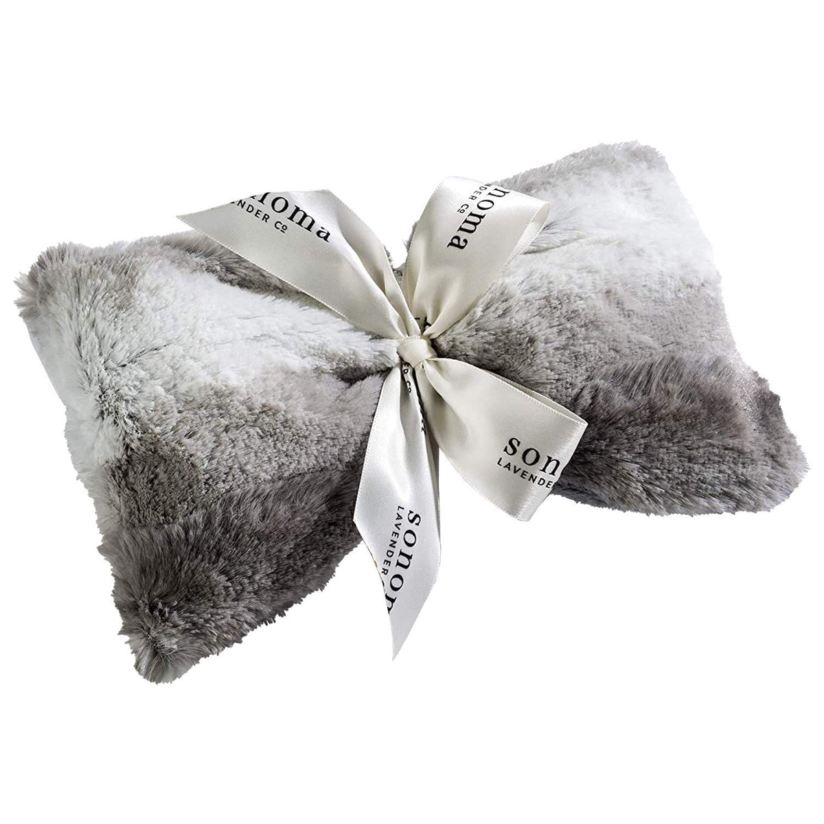 Eucalyptus Spa Mask by Sonoma Lavender, Heatable/Chillable Aromatherapy Eye Pillow with Eucalyptus Flaxseed Insert, Eye Compress with Removable & Washable Cover (Silver Fox, Eucalyptus)